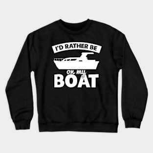 speed boat Crewneck Sweatshirt